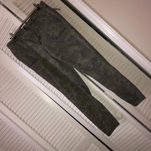 Camo high waist jeggings